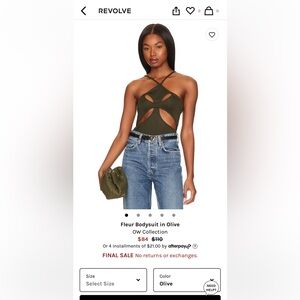 Revolve cut-out bodysuit